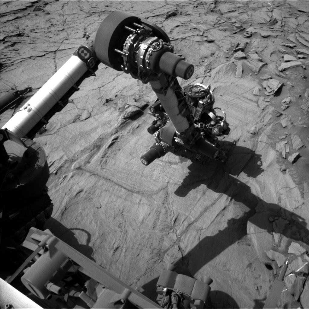 Nasa's Mars rover Curiosity acquired this image using its Left Navigation Camera on Sol 1332, at drive 938, site number 54