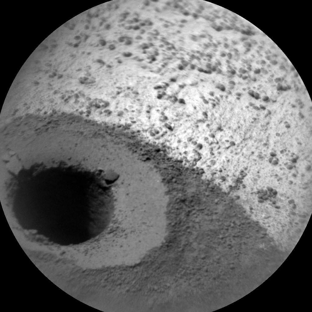 Nasa's Mars rover Curiosity acquired this image using its Chemistry & Camera (ChemCam) on Sol 1336, at drive 938, site number 54