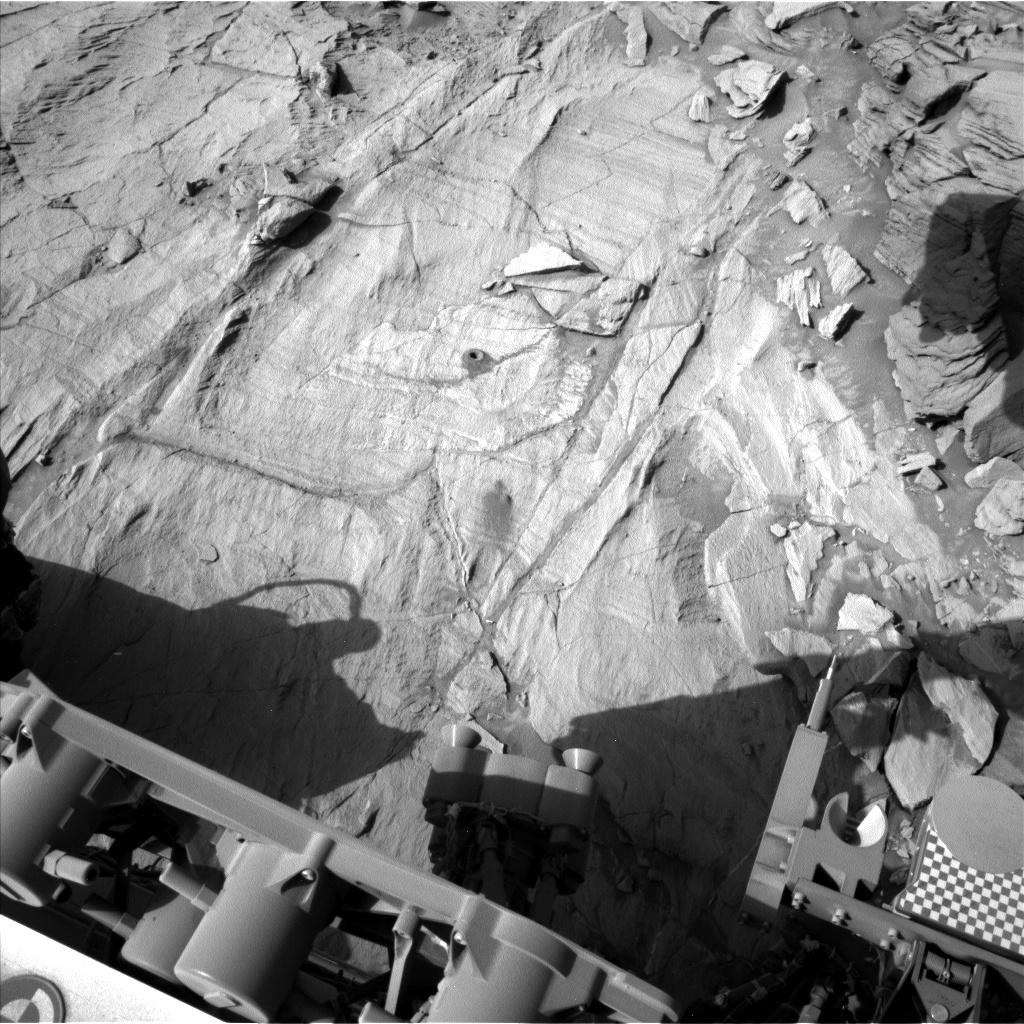 Nasa's Mars rover Curiosity acquired this image using its Left Navigation Camera on Sol 1337, at drive 938, site number 54
