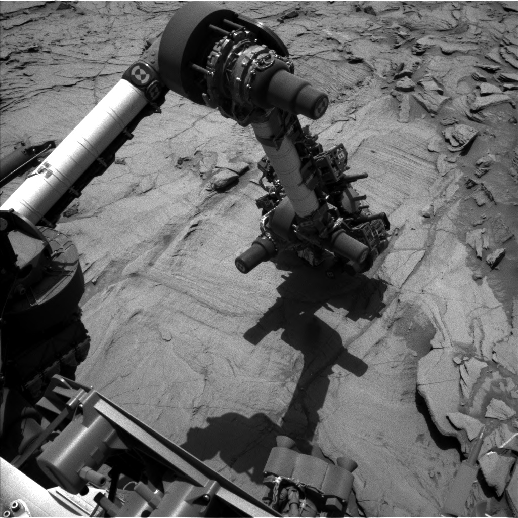 Nasa's Mars rover Curiosity acquired this image using its Left Navigation Camera on Sol 1338, at drive 938, site number 54