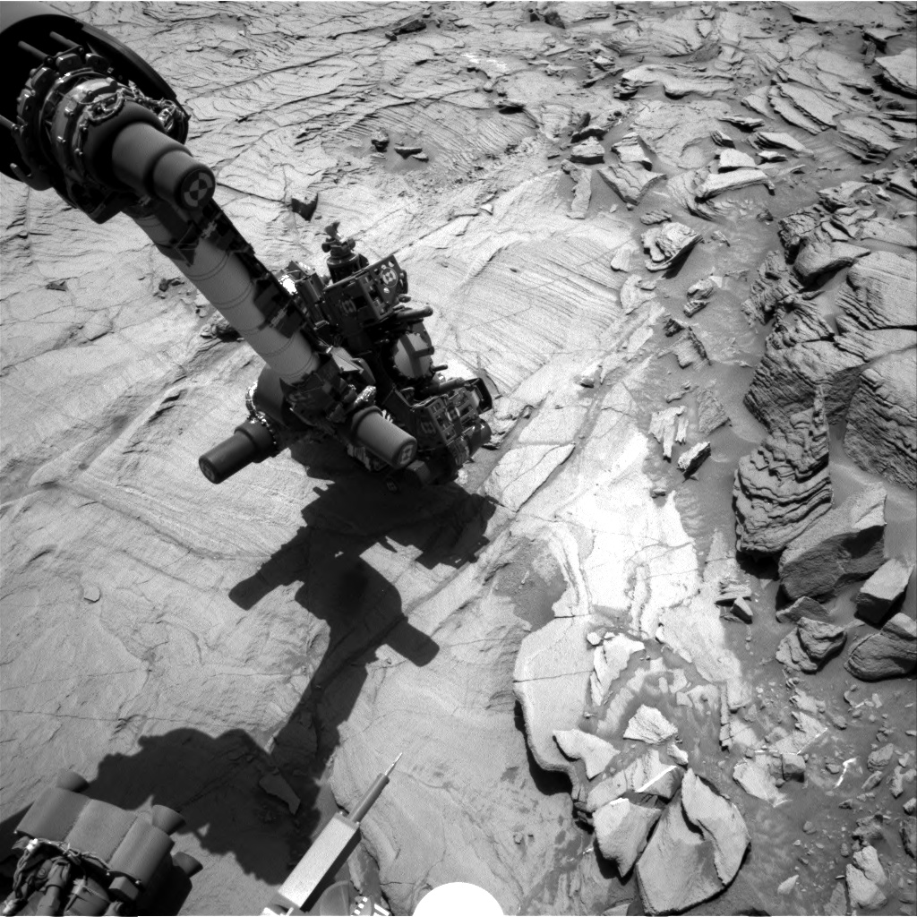 Nasa's Mars rover Curiosity acquired this image using its Right Navigation Camera on Sol 1338, at drive 938, site number 54