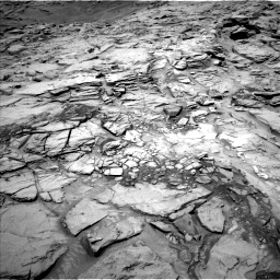 Nasa's Mars rover Curiosity acquired this image using its Left Navigation Camera on Sol 1342, at drive 938, site number 54