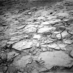 Nasa's Mars rover Curiosity acquired this image using its Left Navigation Camera on Sol 1342, at drive 950, site number 54