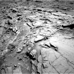 Nasa's Mars rover Curiosity acquired this image using its Left Navigation Camera on Sol 1342, at drive 992, site number 54