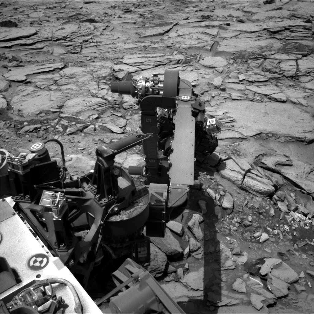 Nasa's Mars rover Curiosity acquired this image using its Left Navigation Camera on Sol 1344, at drive 992, site number 54