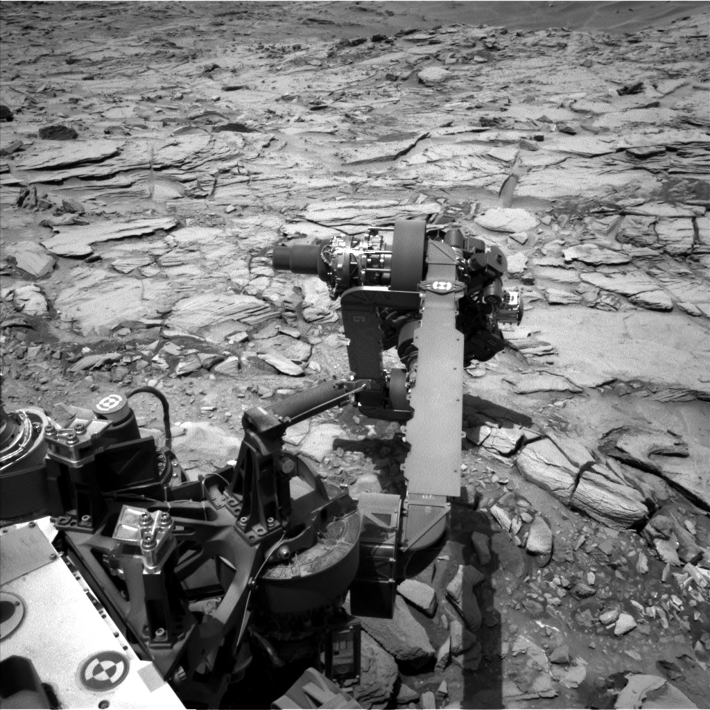 Nasa's Mars rover Curiosity acquired this image using its Left Navigation Camera on Sol 1344, at drive 992, site number 54