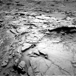 Nasa's Mars rover Curiosity acquired this image using its Left Navigation Camera on Sol 1344, at drive 1004, site number 54