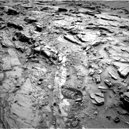 Nasa's Mars rover Curiosity acquired this image using its Left Navigation Camera on Sol 1344, at drive 1016, site number 54