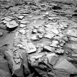 Nasa's Mars rover Curiosity acquired this image using its Left Navigation Camera on Sol 1344, at drive 1064, site number 54