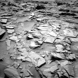 Nasa's Mars rover Curiosity acquired this image using its Left Navigation Camera on Sol 1344, at drive 1076, site number 54