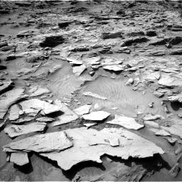 Nasa's Mars rover Curiosity acquired this image using its Left Navigation Camera on Sol 1344, at drive 1130, site number 54