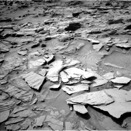 Nasa's Mars rover Curiosity acquired this image using its Left Navigation Camera on Sol 1344, at drive 1136, site number 54