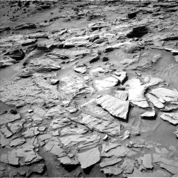 Nasa's Mars rover Curiosity acquired this image using its Left Navigation Camera on Sol 1344, at drive 1142, site number 54