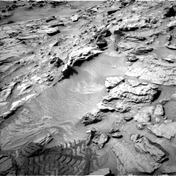 Nasa's Mars rover Curiosity acquired this image using its Left Navigation Camera on Sol 1344, at drive 1178, site number 54