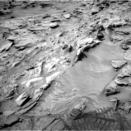 Nasa's Mars rover Curiosity acquired this image using its Left Navigation Camera on Sol 1344, at drive 1184, site number 54