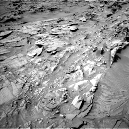 Nasa's Mars rover Curiosity acquired this image using its Left Navigation Camera on Sol 1344, at drive 1190, site number 54