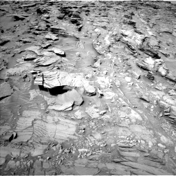 Nasa's Mars rover Curiosity acquired this image using its Left Navigation Camera on Sol 1344, at drive 1226, site number 54