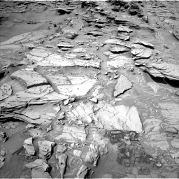 Nasa's Mars rover Curiosity acquired this image using its Left Navigation Camera on Sol 1344, at drive 1238, site number 54