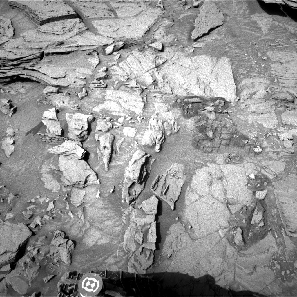 Nasa's Mars rover Curiosity acquired this image using its Left Navigation Camera on Sol 1344, at drive 1238, site number 54