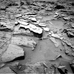 Nasa's Mars rover Curiosity acquired this image using its Right Navigation Camera on Sol 1344, at drive 1088, site number 54