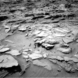 Nasa's Mars rover Curiosity acquired this image using its Right Navigation Camera on Sol 1344, at drive 1124, site number 54
