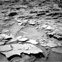 Nasa's Mars rover Curiosity acquired this image using its Right Navigation Camera on Sol 1344, at drive 1130, site number 54