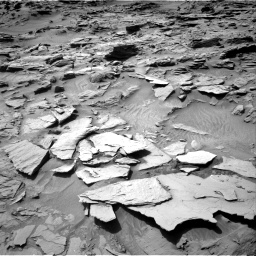 Nasa's Mars rover Curiosity acquired this image using its Right Navigation Camera on Sol 1344, at drive 1136, site number 54