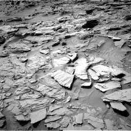 Nasa's Mars rover Curiosity acquired this image using its Right Navigation Camera on Sol 1344, at drive 1142, site number 54