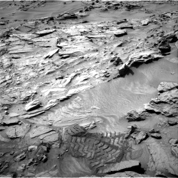 Nasa's Mars rover Curiosity acquired this image using its Right Navigation Camera on Sol 1344, at drive 1172, site number 54