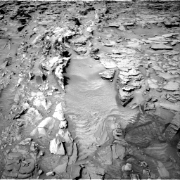Nasa's Mars rover Curiosity acquired this image using its Right Navigation Camera on Sol 1344, at drive 1214, site number 54