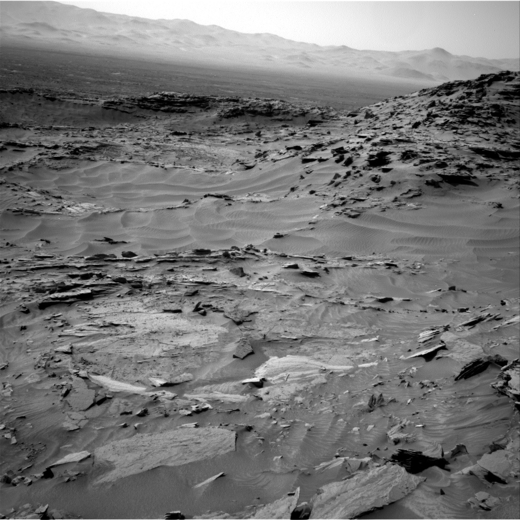Nasa's Mars rover Curiosity acquired this image using its Right Navigation Camera on Sol 1344, at drive 1238, site number 54