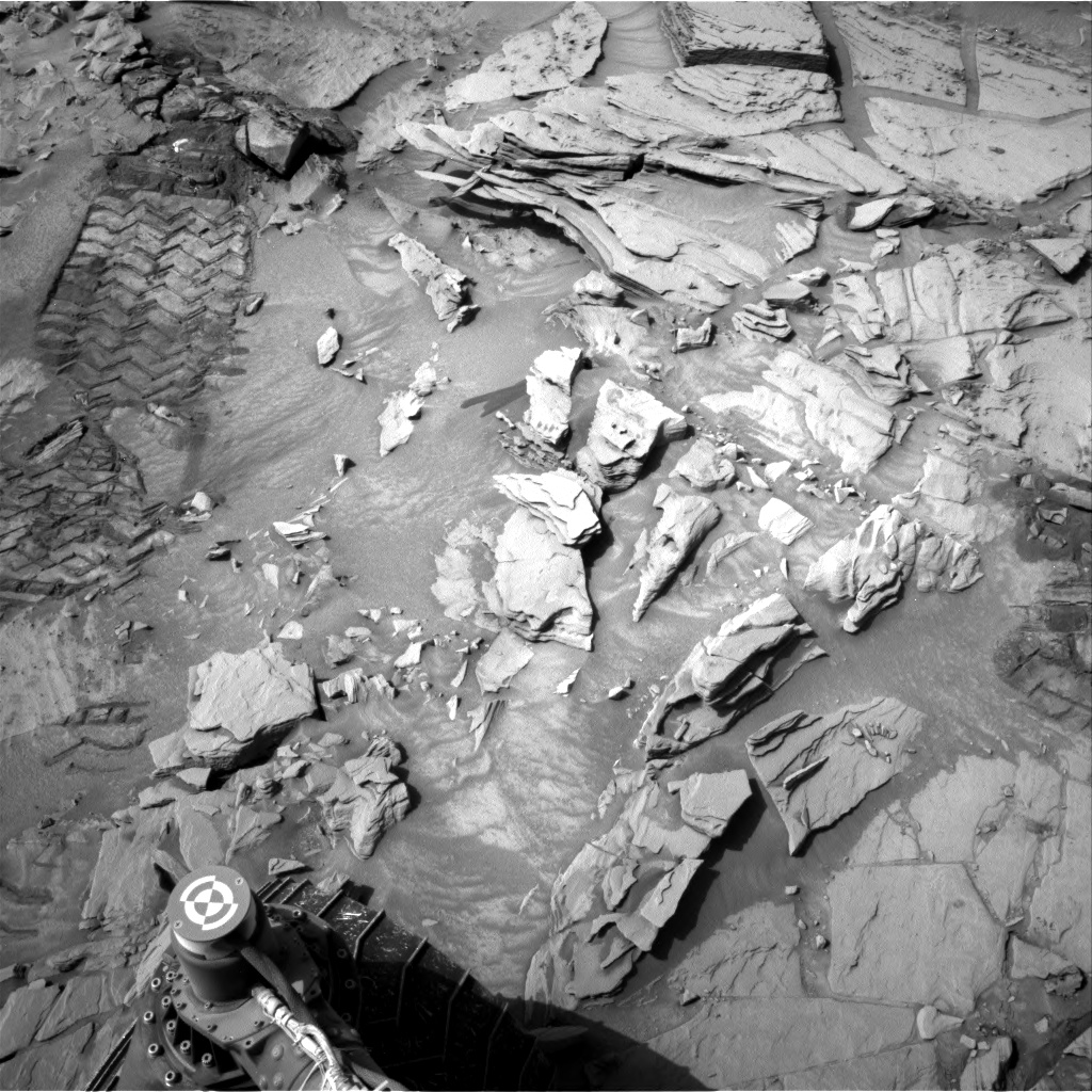 Nasa's Mars rover Curiosity acquired this image using its Right Navigation Camera on Sol 1344, at drive 1238, site number 54