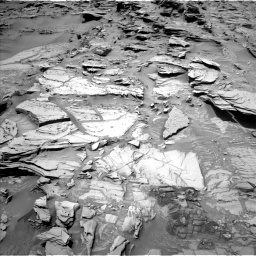 Nasa's Mars rover Curiosity acquired this image using its Left Navigation Camera on Sol 1346, at drive 1238, site number 54
