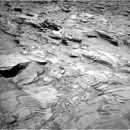 Nasa's Mars rover Curiosity acquired this image using its Left Navigation Camera on Sol 1346, at drive 1250, site number 54