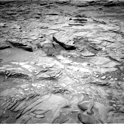 Nasa's Mars rover Curiosity acquired this image using its Left Navigation Camera on Sol 1346, at drive 1262, site number 54