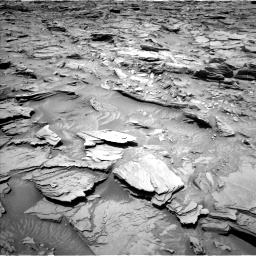 Nasa's Mars rover Curiosity acquired this image using its Left Navigation Camera on Sol 1346, at drive 1292, site number 54
