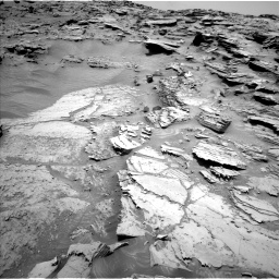 Nasa's Mars rover Curiosity acquired this image using its Left Navigation Camera on Sol 1346, at drive 1310, site number 54