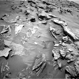 Nasa's Mars rover Curiosity acquired this image using its Left Navigation Camera on Sol 1346, at drive 1352, site number 54