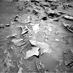 Nasa's Mars rover Curiosity acquired this image using its Left Navigation Camera on Sol 1346, at drive 1364, site number 54