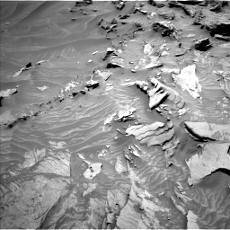 Nasa's Mars rover Curiosity acquired this image using its Left Navigation Camera on Sol 1346, at drive 1370, site number 54