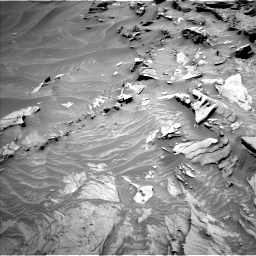 Nasa's Mars rover Curiosity acquired this image using its Left Navigation Camera on Sol 1346, at drive 1376, site number 54