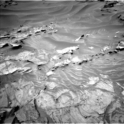 Nasa's Mars rover Curiosity acquired this image using its Left Navigation Camera on Sol 1346, at drive 1388, site number 54