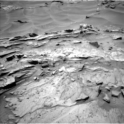 Nasa's Mars rover Curiosity acquired this image using its Left Navigation Camera on Sol 1346, at drive 1400, site number 54