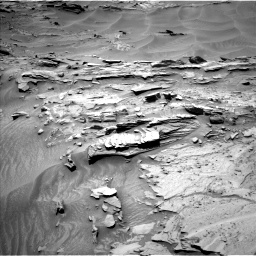 Nasa's Mars rover Curiosity acquired this image using its Left Navigation Camera on Sol 1346, at drive 1412, site number 54