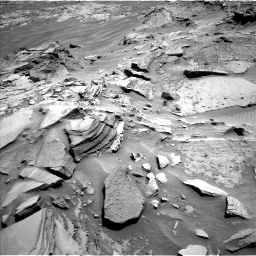 Nasa's Mars rover Curiosity acquired this image using its Left Navigation Camera on Sol 1346, at drive 1442, site number 54