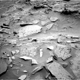Nasa's Mars rover Curiosity acquired this image using its Left Navigation Camera on Sol 1346, at drive 1448, site number 54