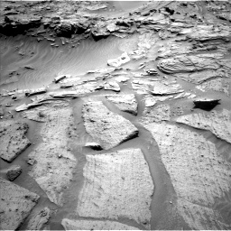 Nasa's Mars rover Curiosity acquired this image using its Left Navigation Camera on Sol 1346, at drive 1460, site number 54