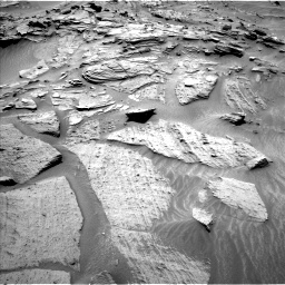 Nasa's Mars rover Curiosity acquired this image using its Left Navigation Camera on Sol 1346, at drive 1466, site number 54