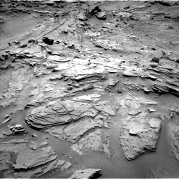 Nasa's Mars rover Curiosity acquired this image using its Left Navigation Camera on Sol 1346, at drive 1478, site number 54