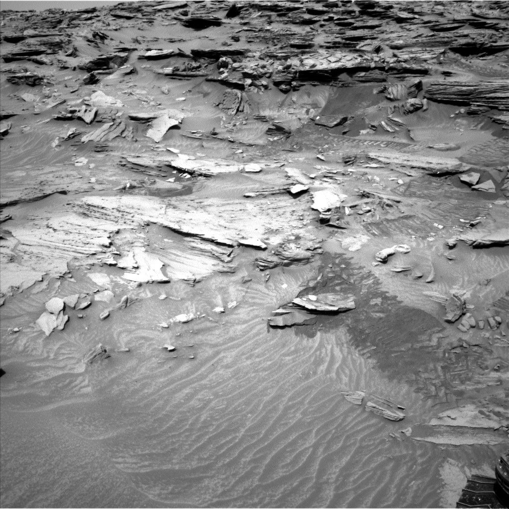 Nasa's Mars rover Curiosity acquired this image using its Left Navigation Camera on Sol 1346, at drive 1490, site number 54